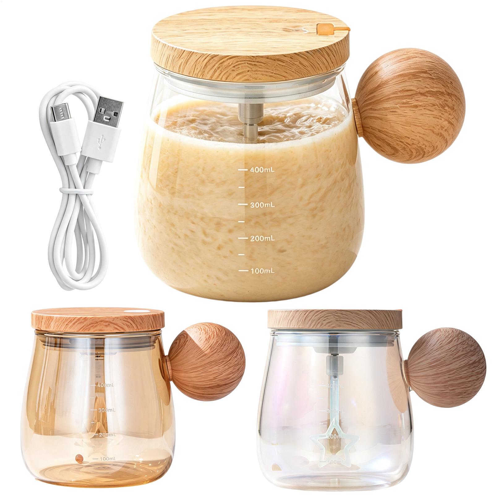 Protein Bar - Bicchiere Miscelatore Elettrico 400ml Ricaricabile, Mixer