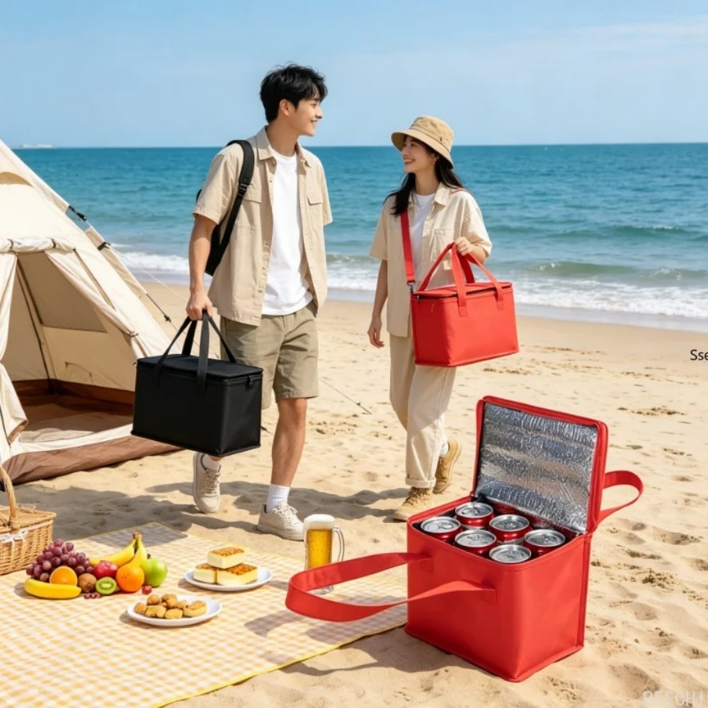 Food Snacks Delivery - Borsa Termica Portatile per Pranzo, Borsa