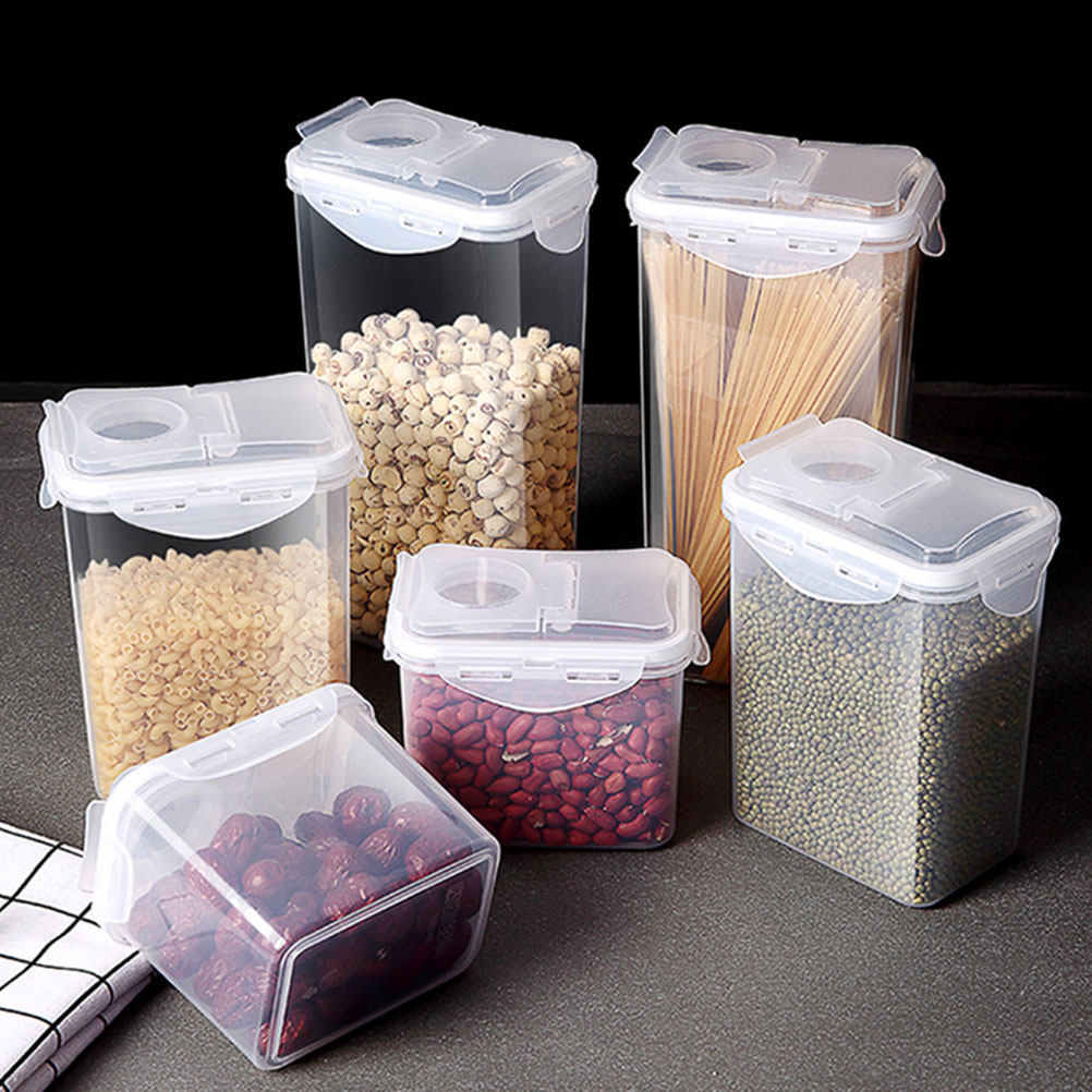 Dried Fruit - 2 barattoli in plastica per conservare