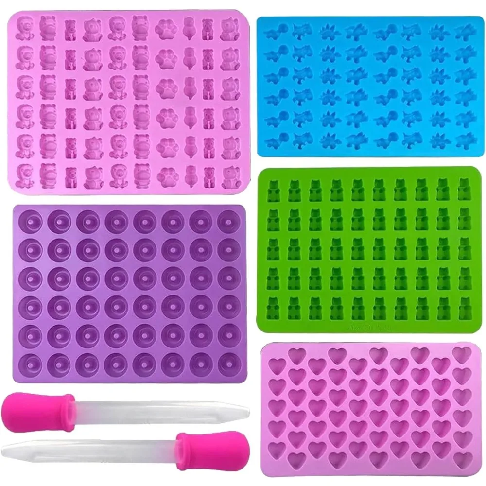 5 pezzi stampi in silicone per - Gummy Candy recensione e prezzo